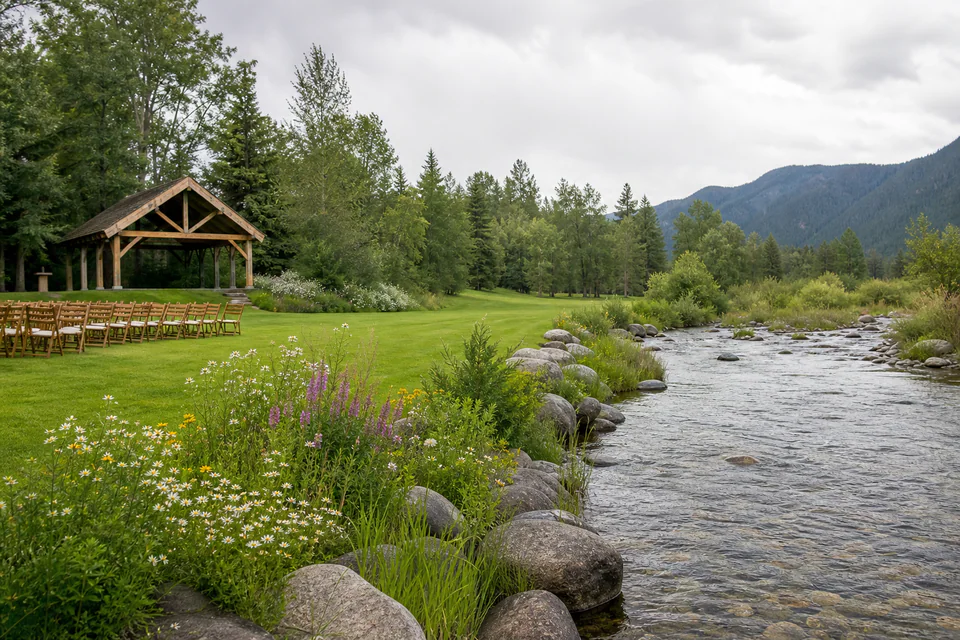 River lawn